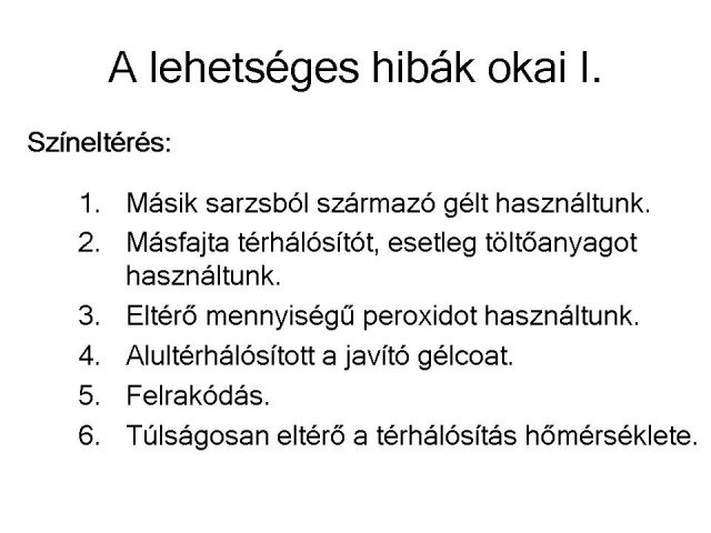 Színeltérés?